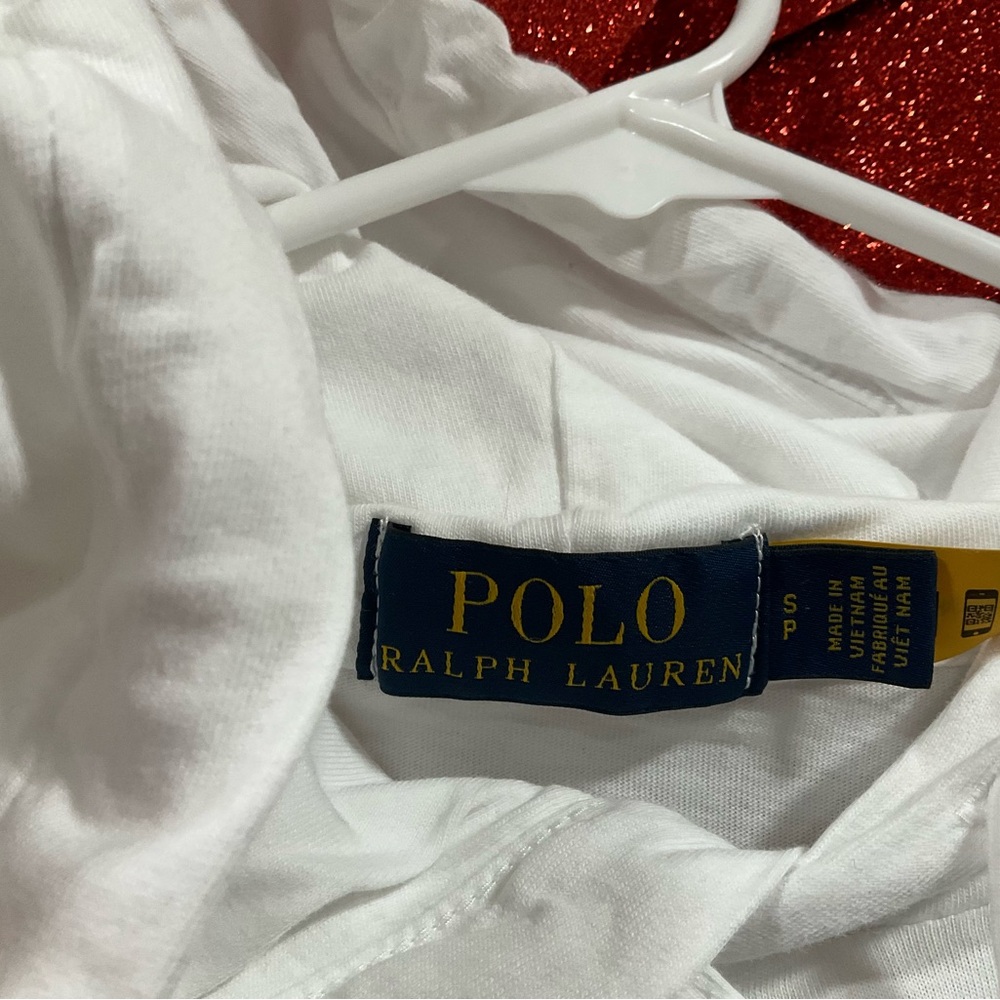 Ralph Lauren Crisp White Hoodie